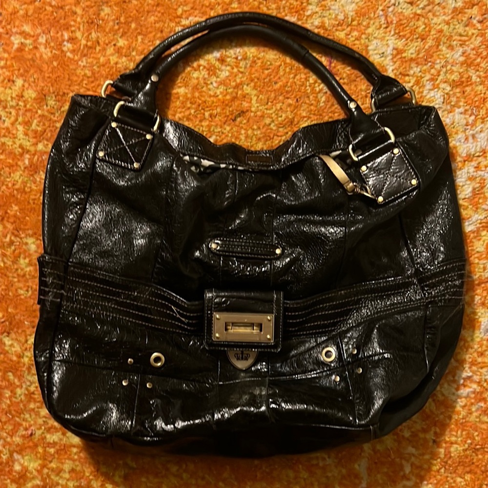 Large Vintage leather Juicy Couture bag✨
